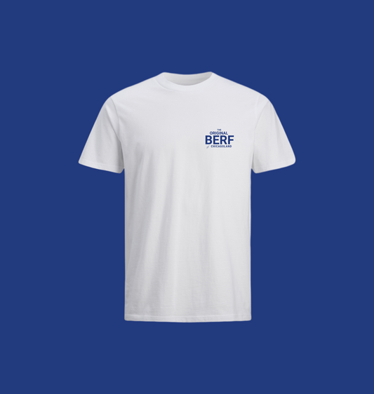 The Original Berf of Chicagoland – White Oversized T-Shirt (180 GSM)